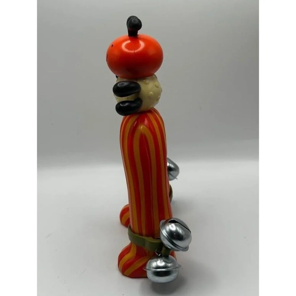 Cheerful Ladybug Toy with Jingle Bells and Striped Legs